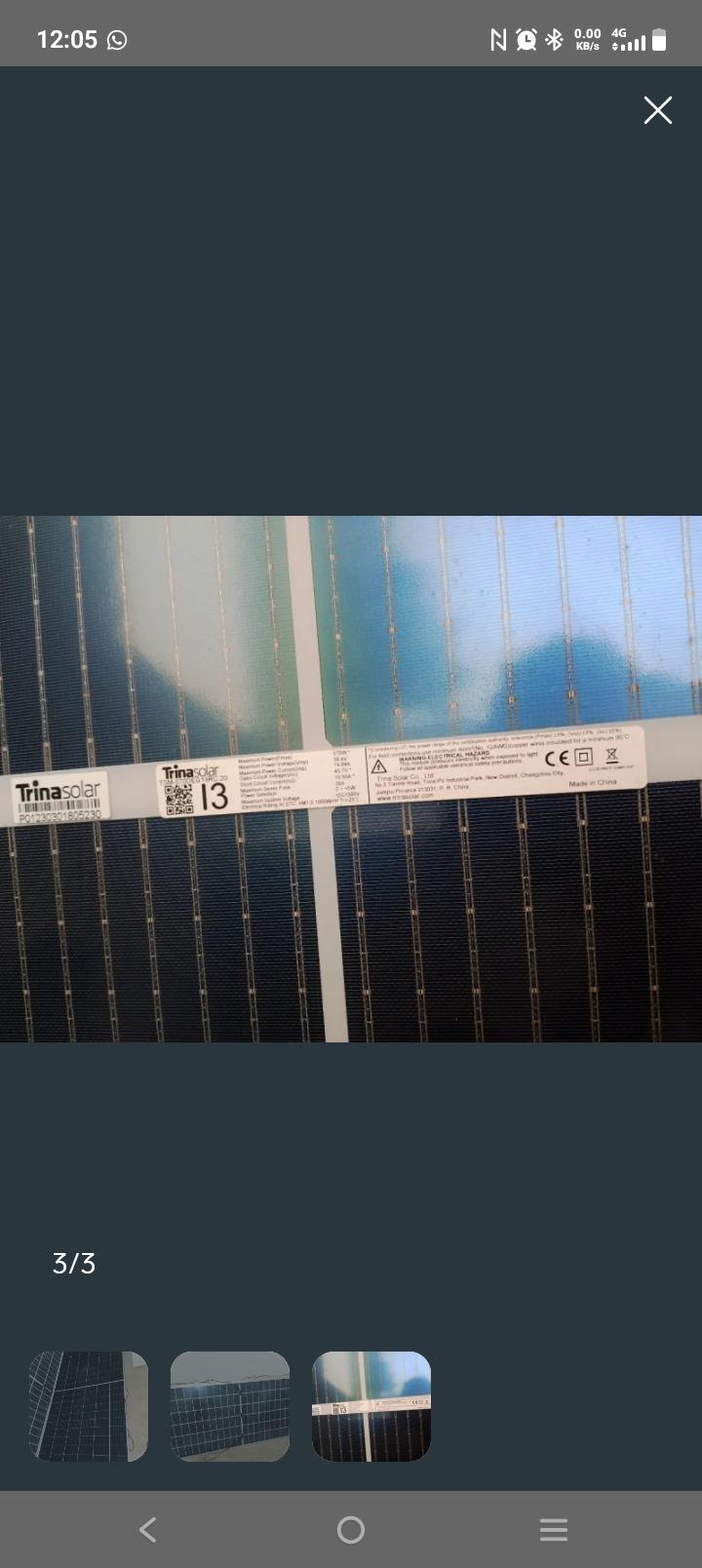 Foto 3 de Paneles solares bifaciales 570w