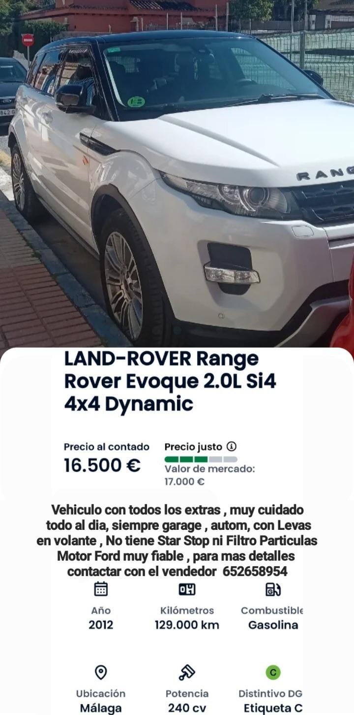 Foto de Range Rover evoque 2.0 gasolina 2012