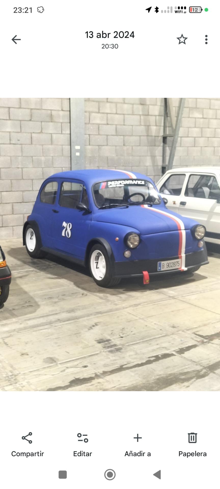 Foto 2 de Seat 600 E modificado y homologado 