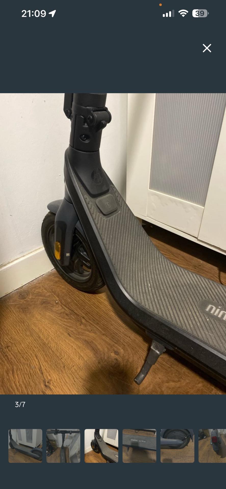Foto 4 de Patinete eléctrico ninebot e2 Pro 