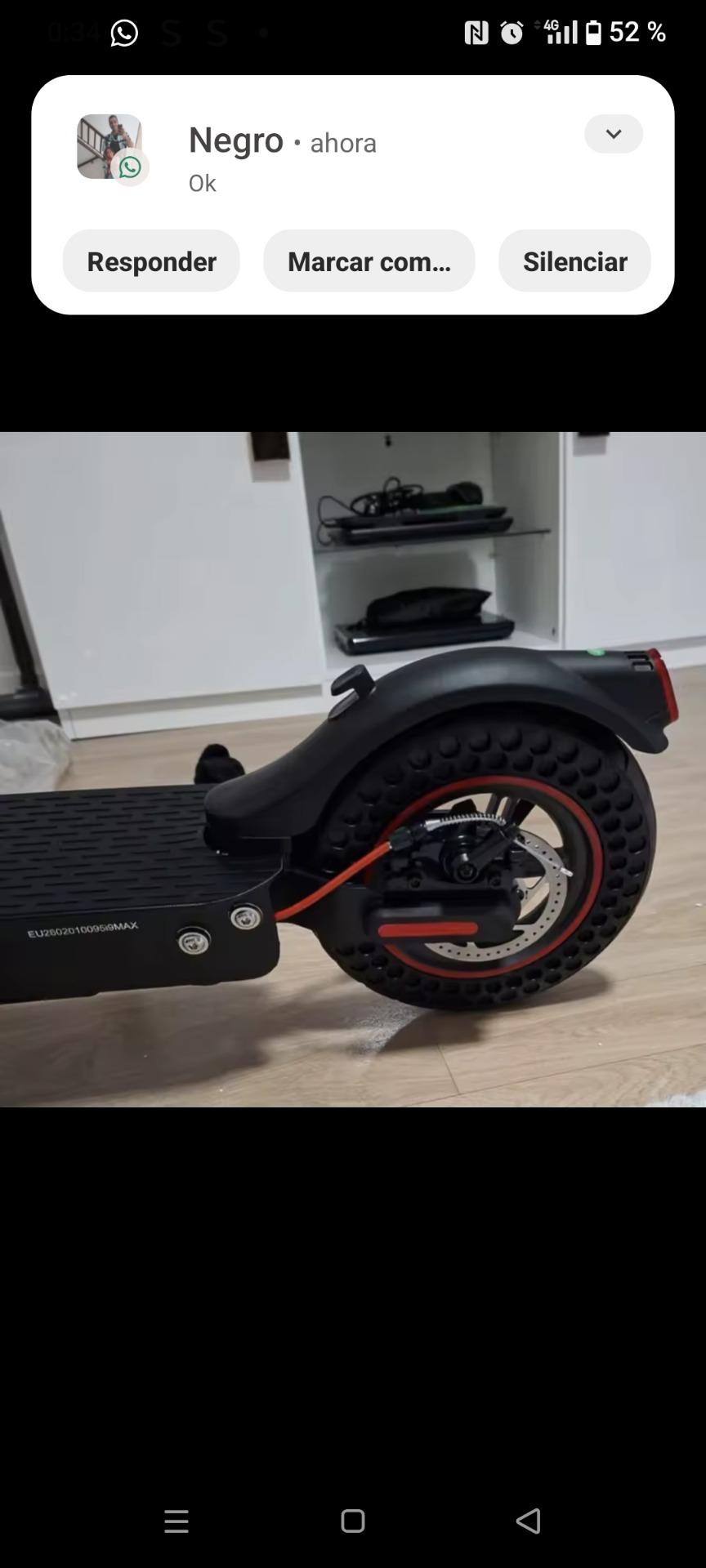 Foto 2 de Patinete eléctrico scooter i9 
