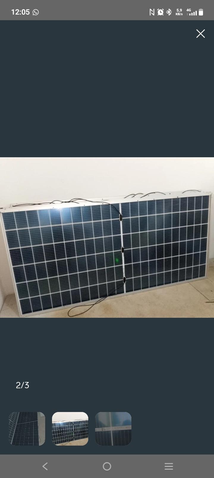 Foto 1 de Paneles solares bifaciales 570w