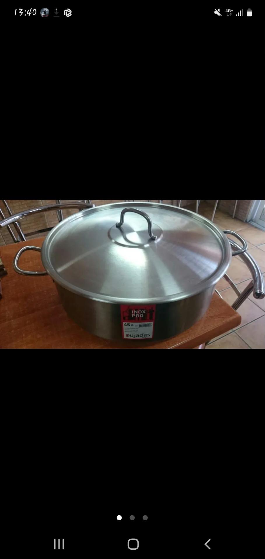 Foto 2 de cacerola baja industrial