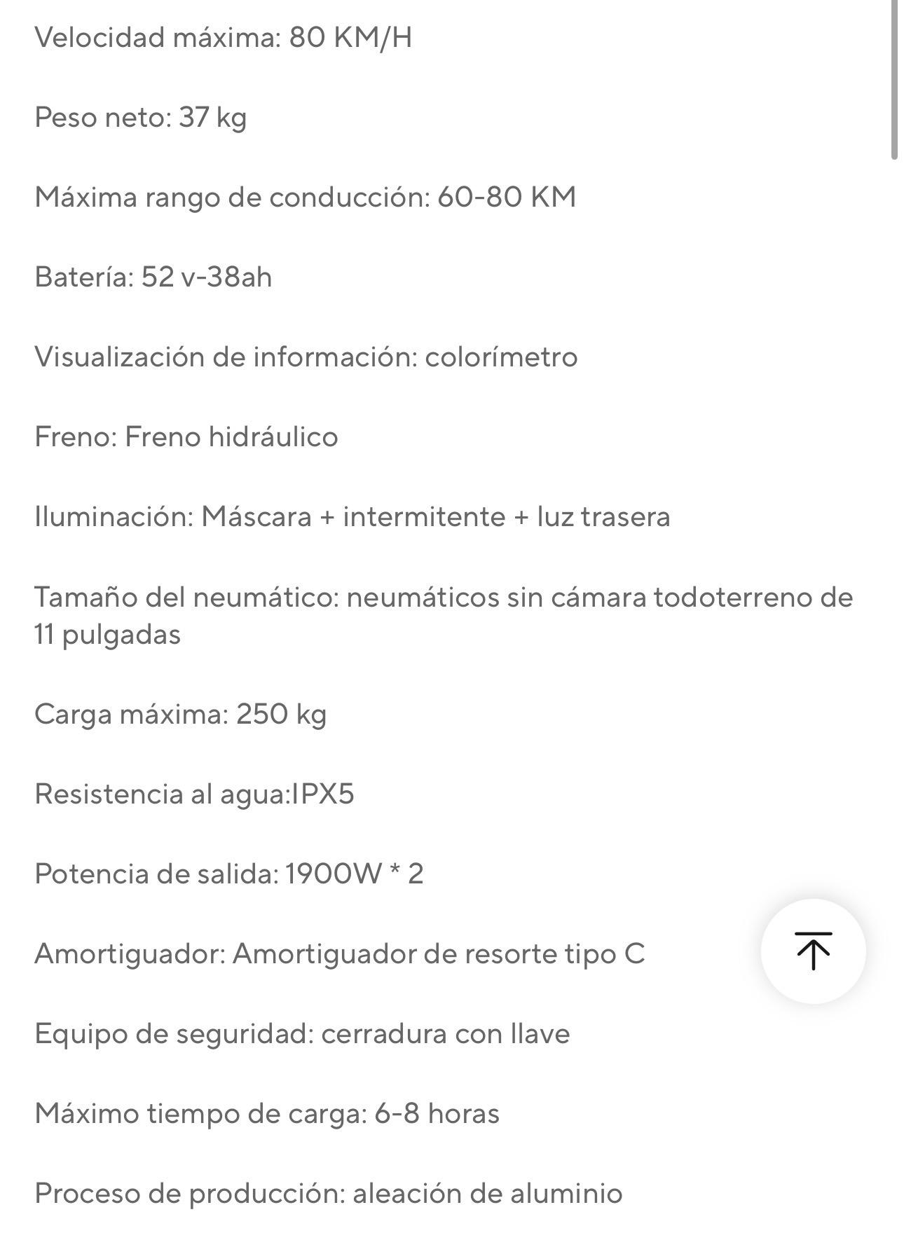 Foto 2 de patinete electrico 80km/h