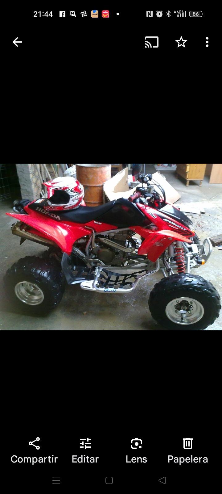 Foto de Cambio quat honda xtr450r por moto enduro honda 450