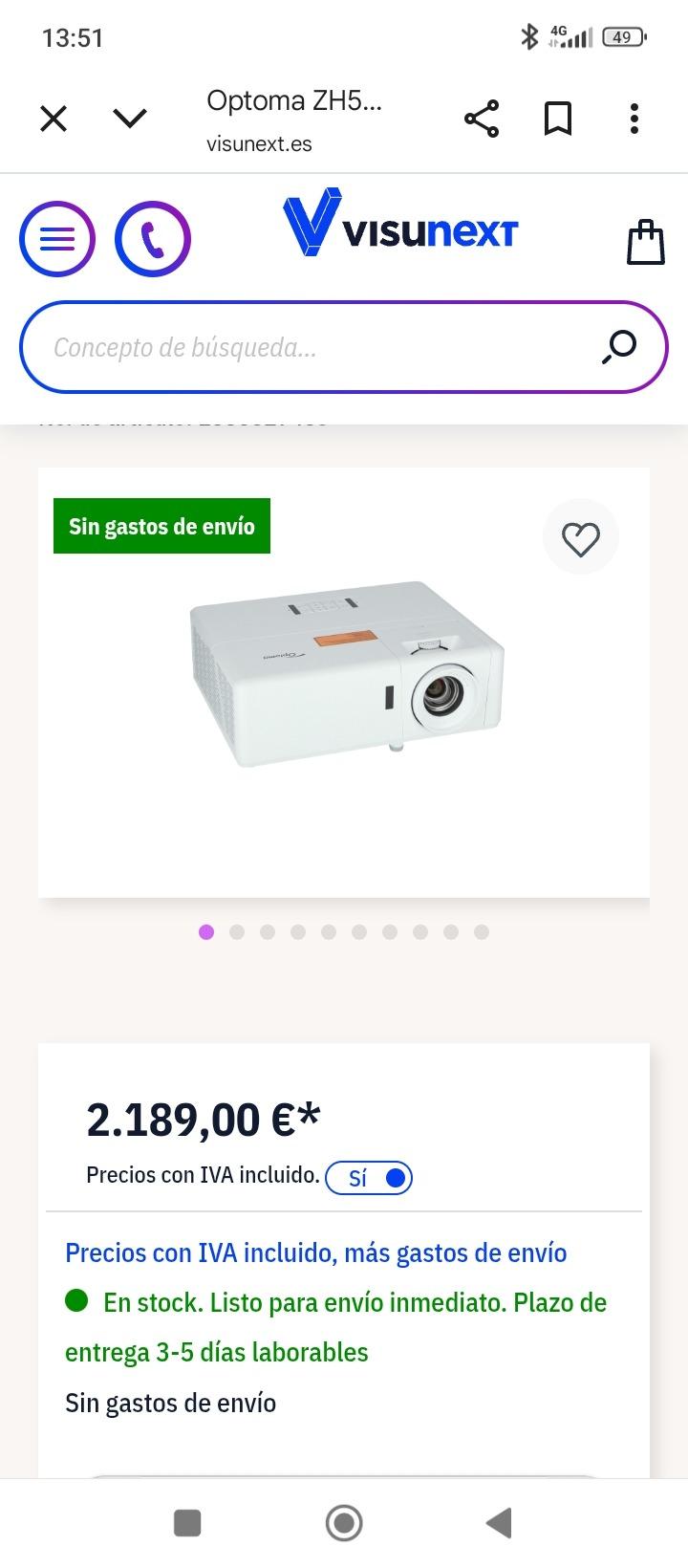 Foto de Proyector láser Obtoma 