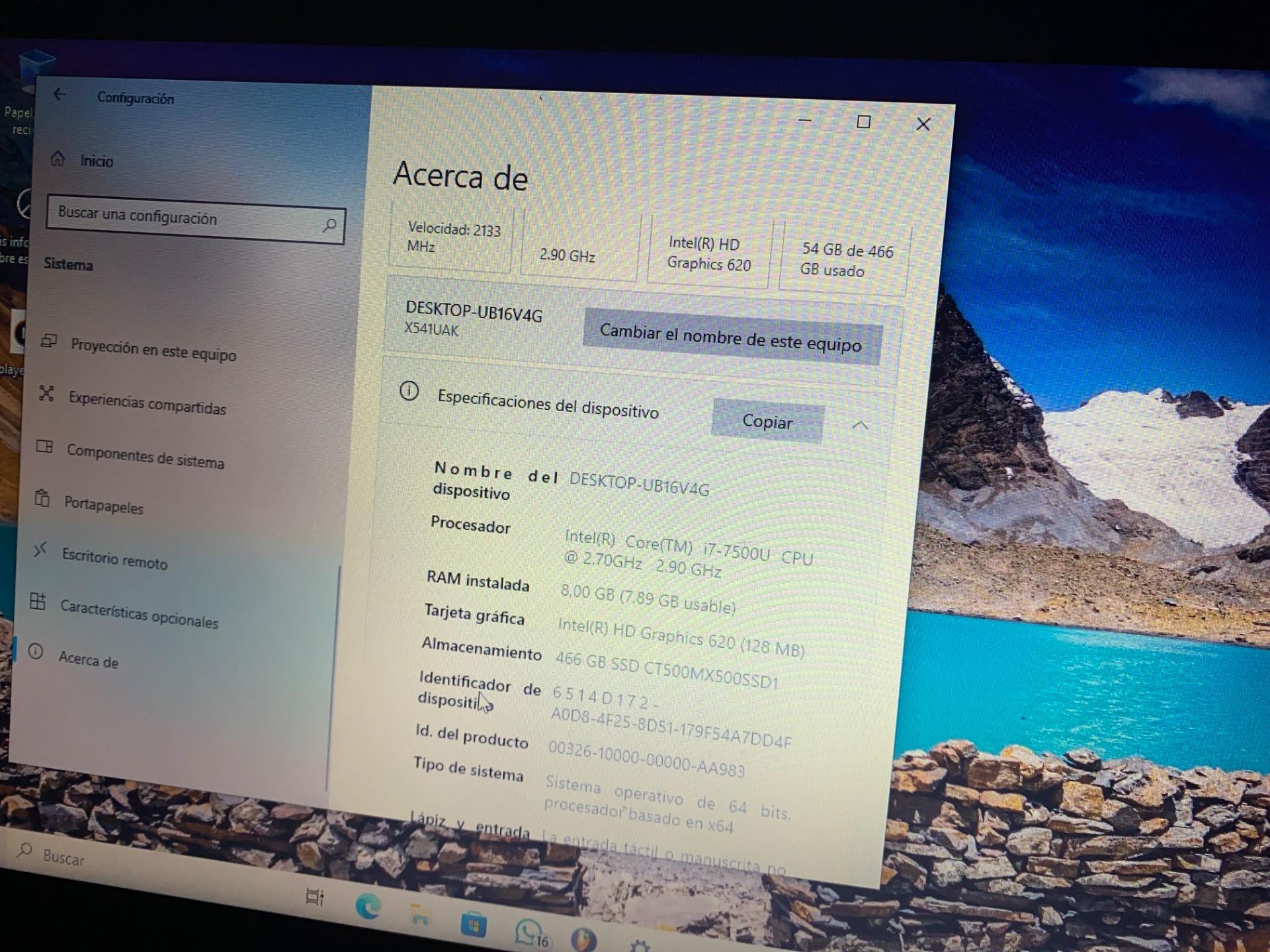 Foto de Ordenador Asus acepto cambio 
