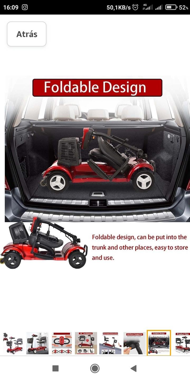 Foto 2 de Cuadriciclo eléctrico plegable 