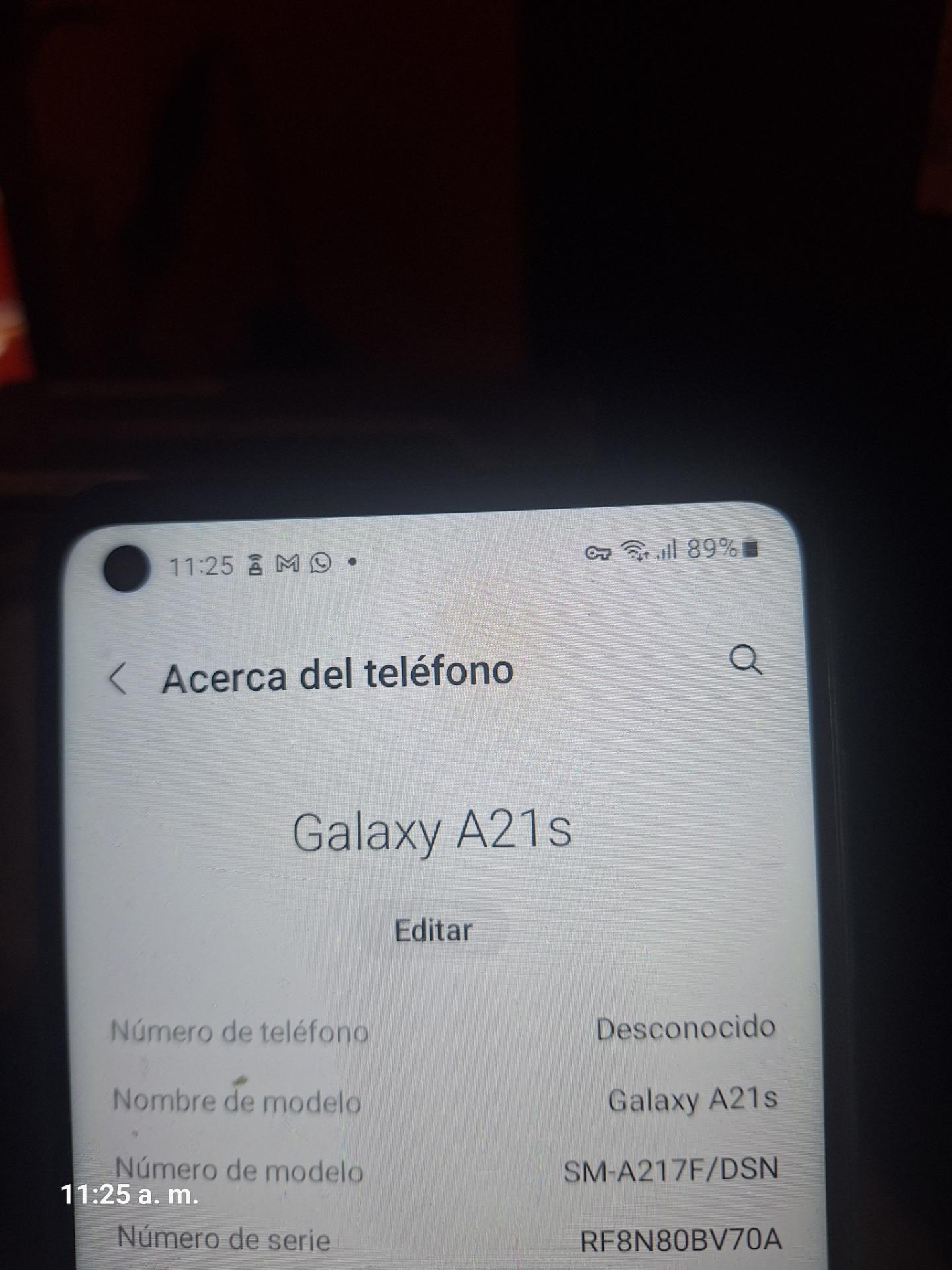 Foto 4 de Cambio movil samsung A21S 