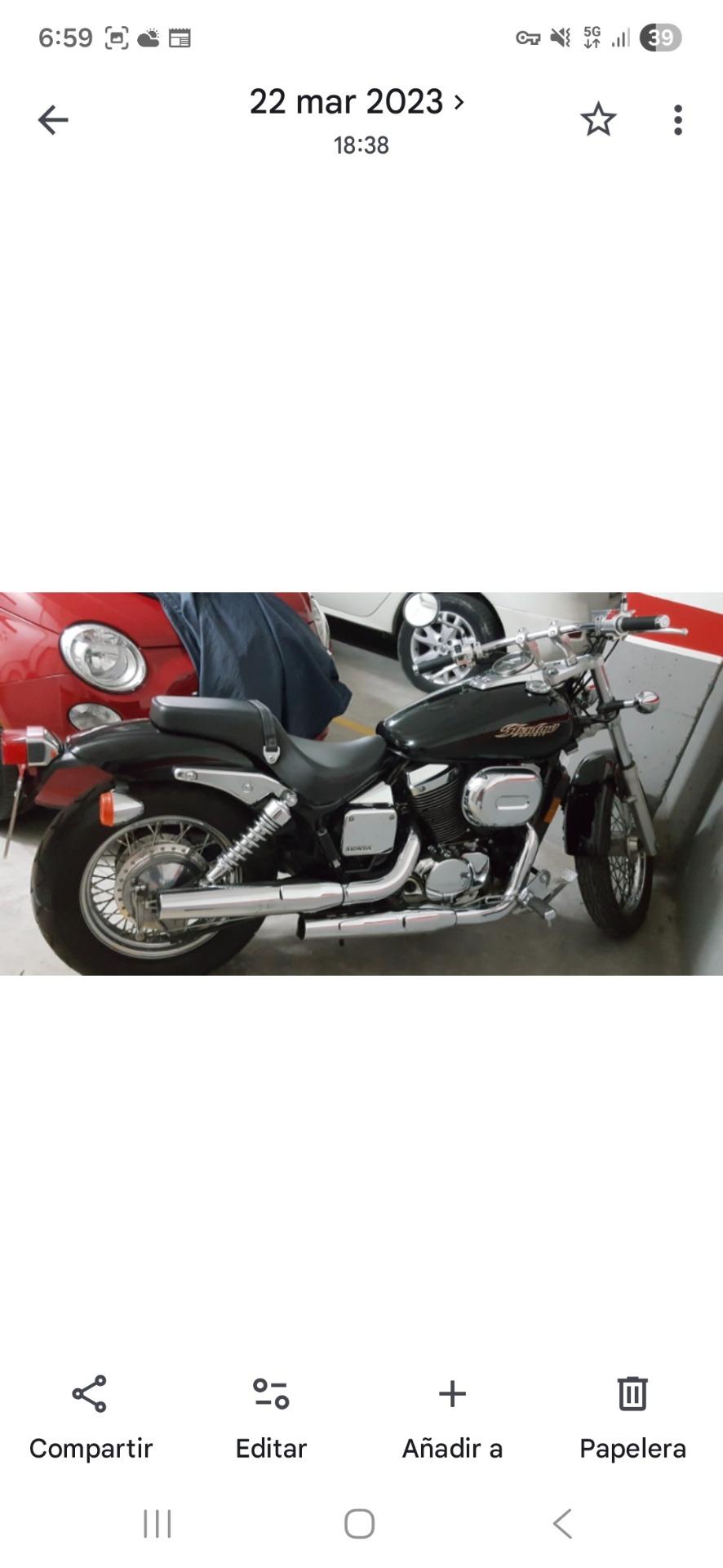 Foto 2 de Honda shadow spirit 750cc