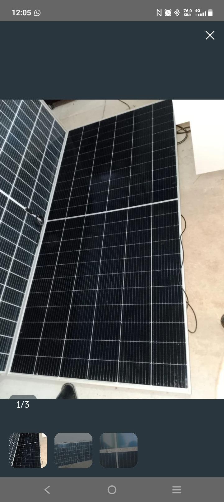 Foto 2 de Paneles solares bifaciales 570w