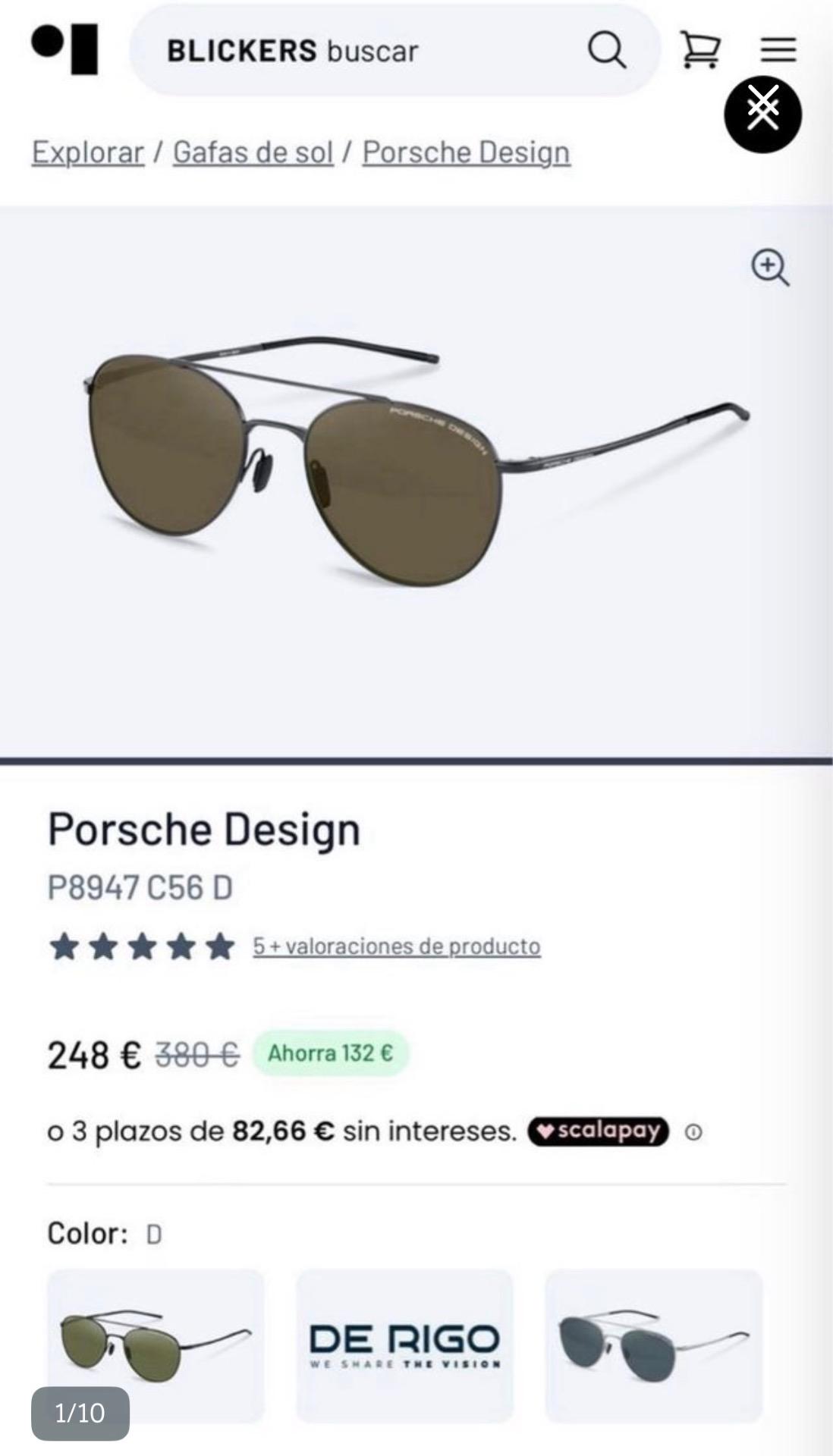 Foto 2 de Gafas de sol Porsche design titanio