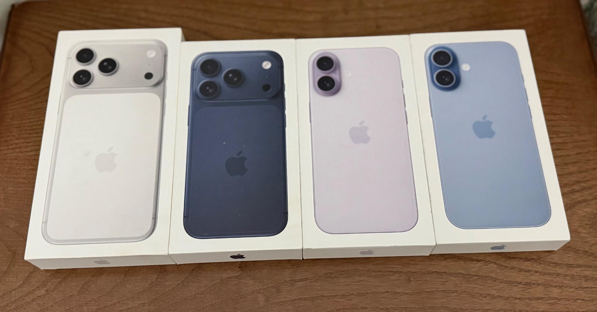 Foto de Lote de 4 iPhone 17 valorado en 4700€