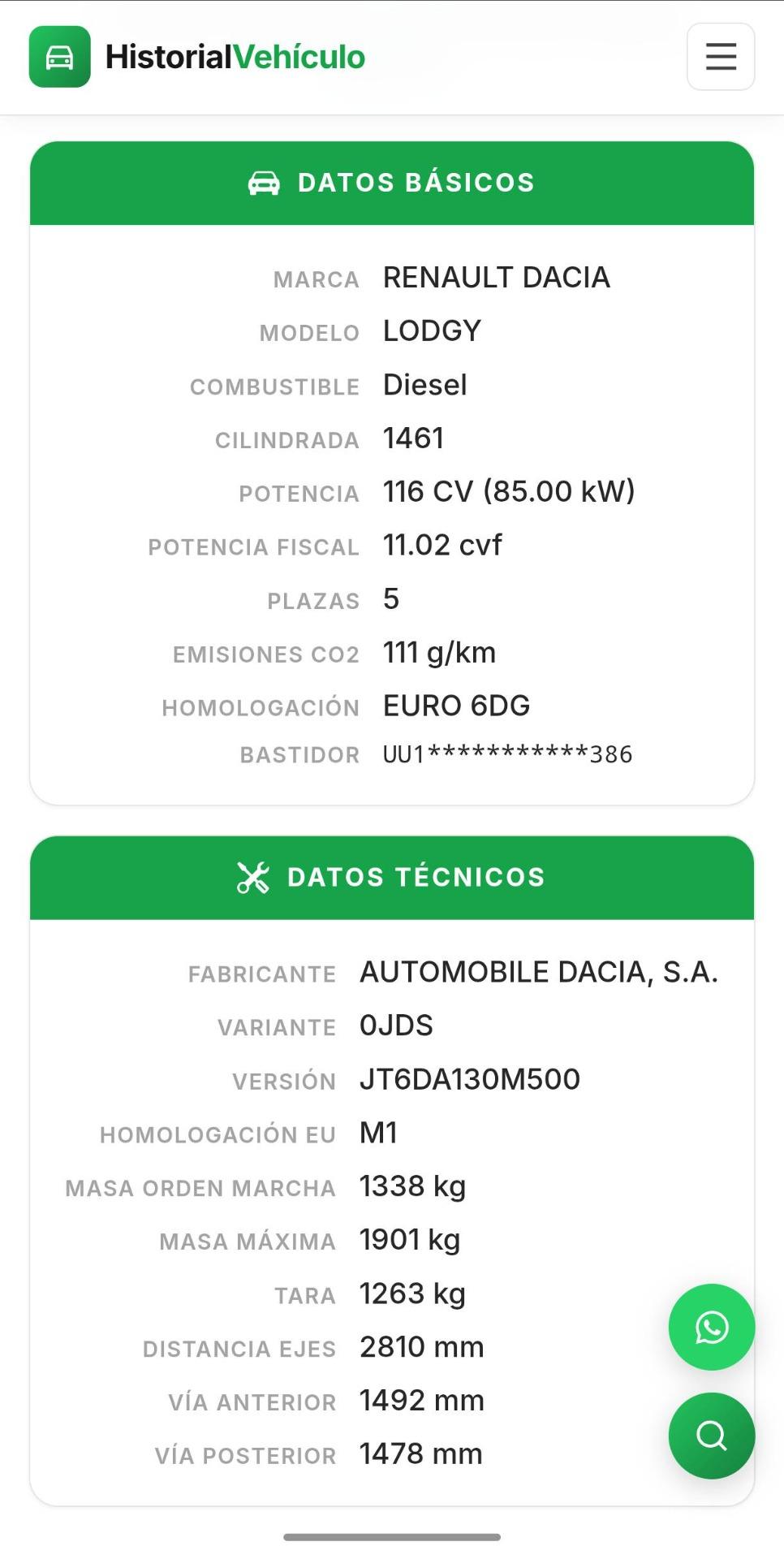 Foto 4 de Dacia Lodgy 1.5 dci 2019
