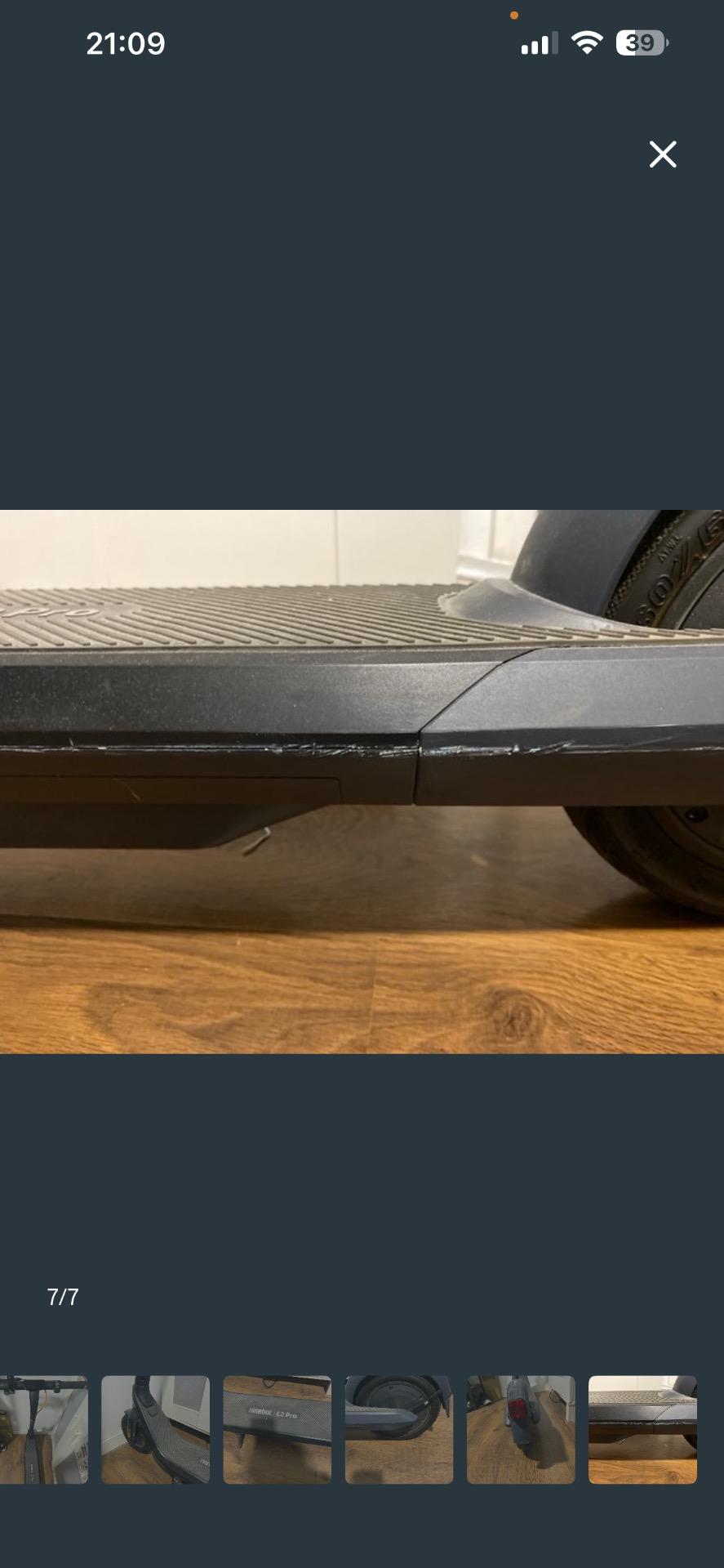 Foto 2 de Patinete eléctrico ninebot e2 Pro 