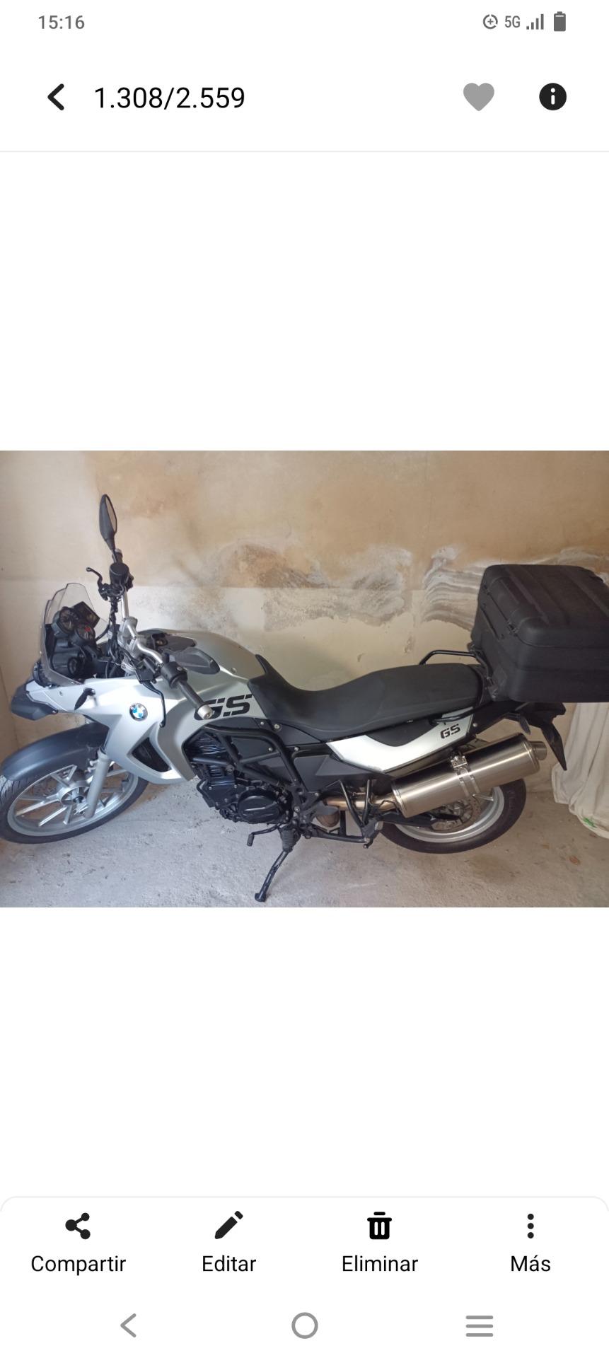 Foto 2 de Bmw gs 800cc