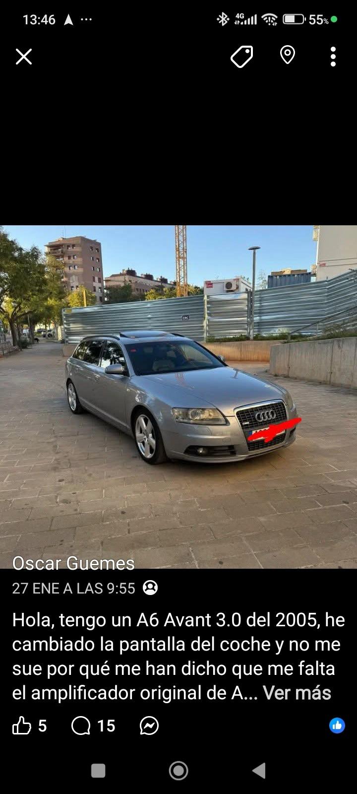 Foto 7 de Audi A6 c6 ranchera v6 3.0 sline