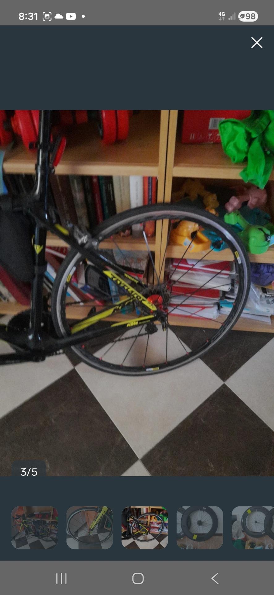 Foto 3 de Bici de carbono 
