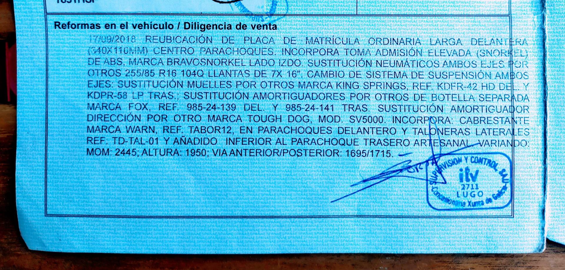 Foto 6 de Cambio Nissan Patrol gr y61 .Por furgoneta.