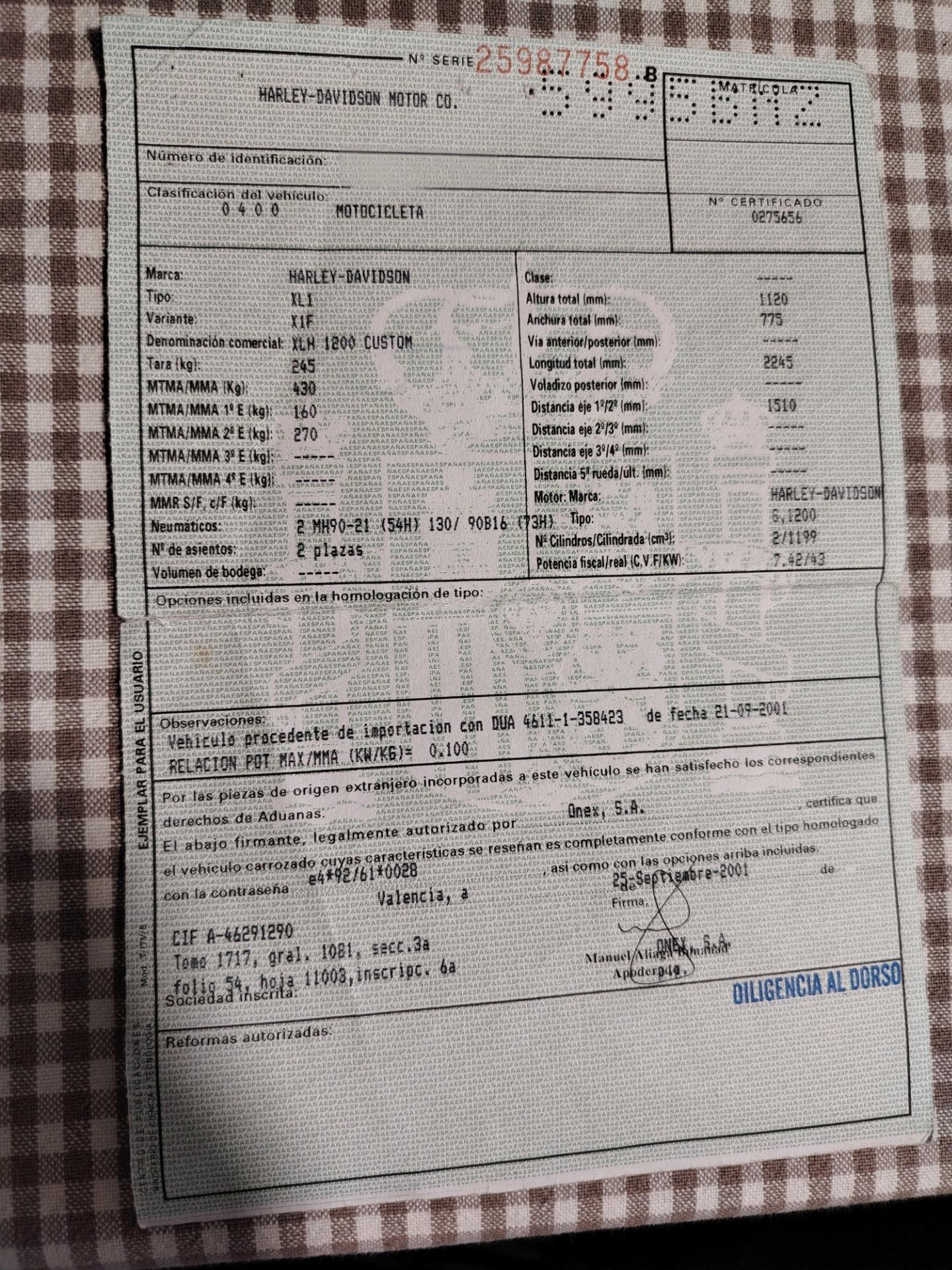 Foto 7 de Harley Davidson Sporster 1200