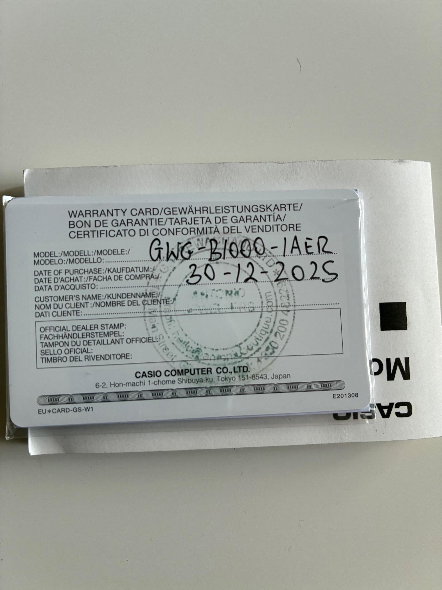 Foto 4 de Casio mudmaster gwg b1000aer nuevo 