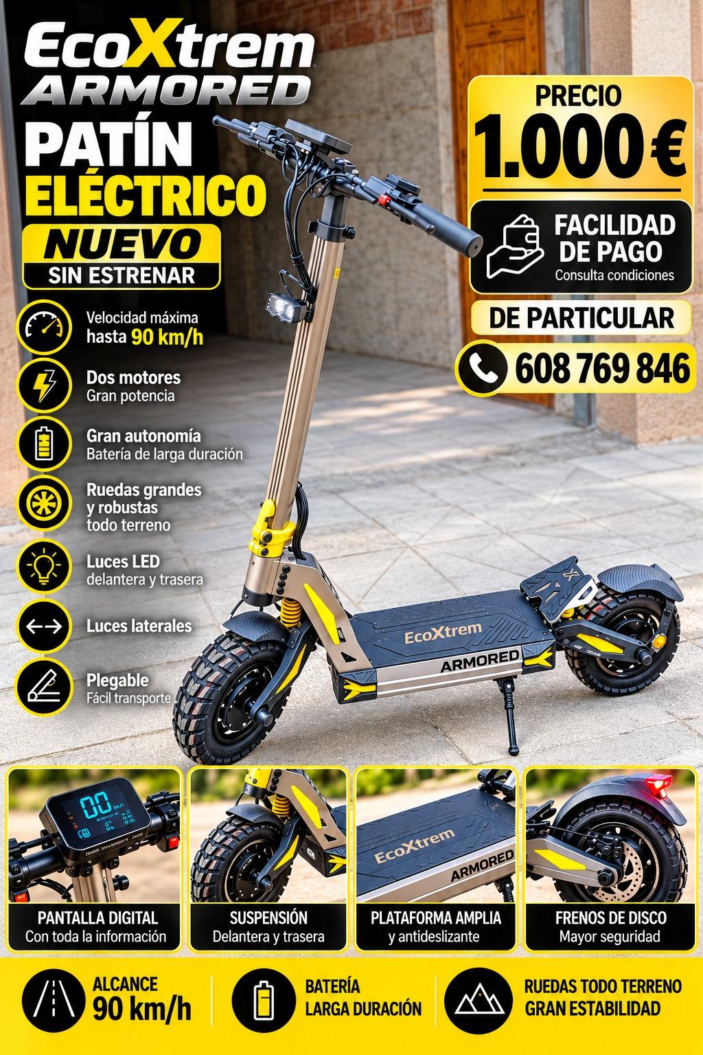 Patín eléctrico  – trueque en Jaén (foto 1)