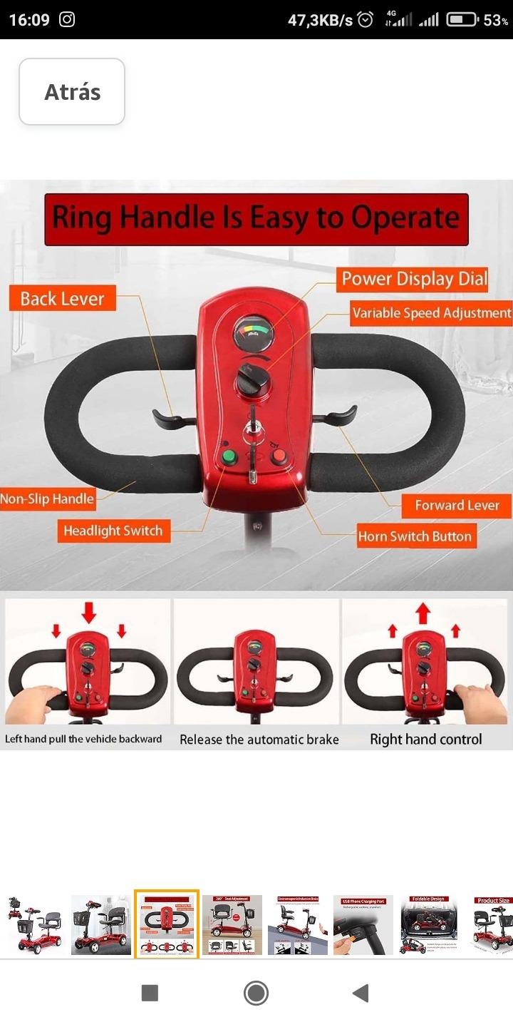 Foto 5 de Cuadriciclo eléctrico plegable 