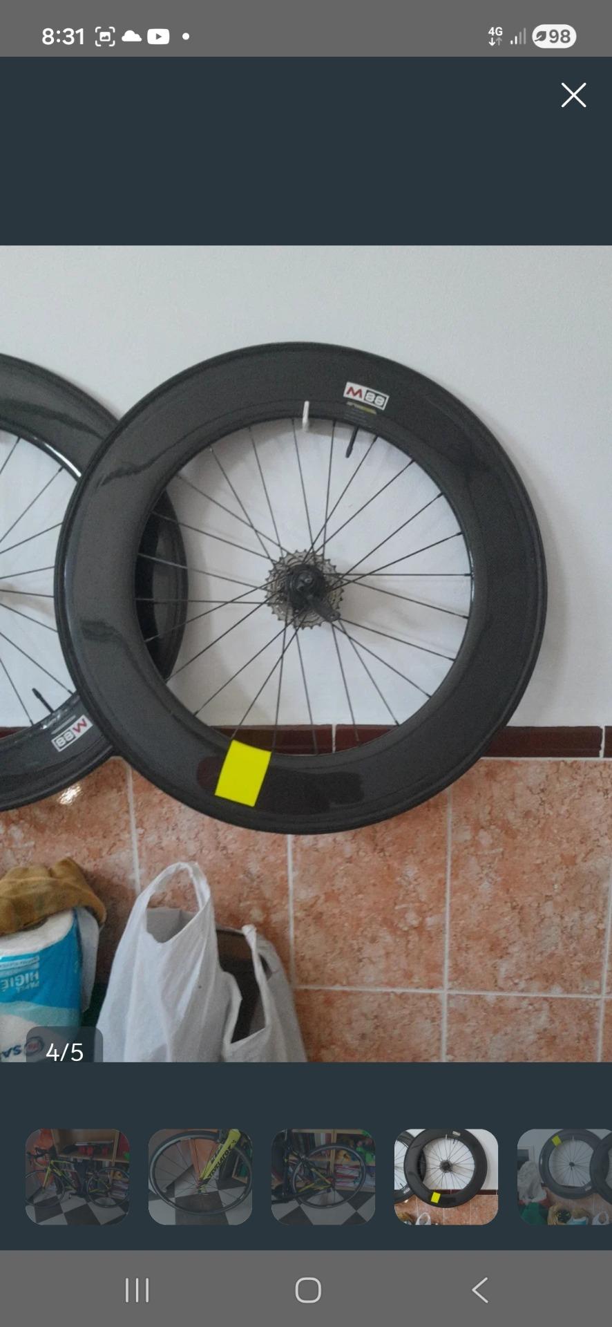 Foto 2 de Bici de carbono 