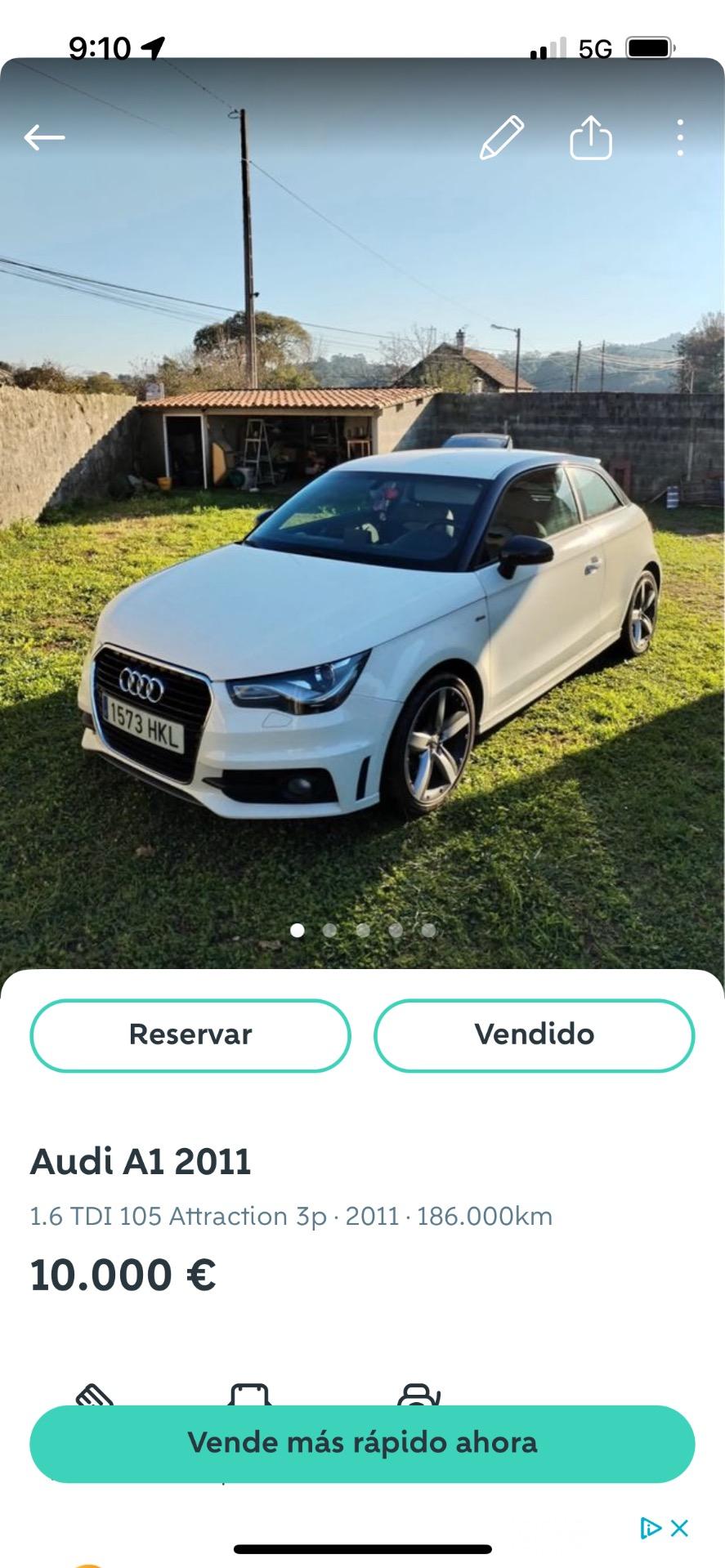 Foto 2 de Audi a1 por coche más grande 
